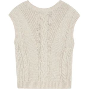 Max Mara Studio, Dames, Truien, Beige, Maat: XS Polyamide,