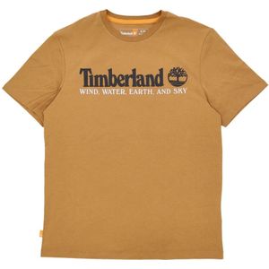 Timberland, Heren, Tops, Geel, Maat: S Katoen,