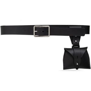 Dsquared2, Dames, Accessoires, Zwart, Maat: 90 CM Leer,