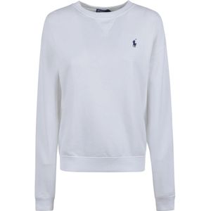 Ralph Lauren, Dames, Sweatshirts & Hoodies, Wit, Maat: L Katoen,