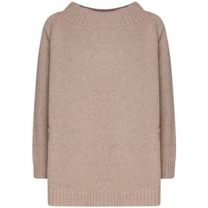 Max Mara, Dames, Truien, Bruin, Maat: XS Wol,