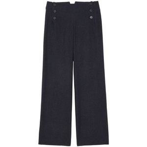 Ines de la Fressange Paris, Dames, Broeken, Blauw, Maat: L Wol,