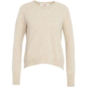Mvm, Dames, Truien, Beige, Maat: XL Kasjmier,