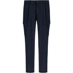 Herno, Heren, Broeken, Blauw, Maat: S Nylon,