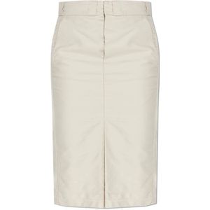 Maison Margiela, Dames, Rokken, Beige, Maat: XS Katoen,