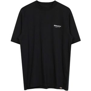 Dickies, Heren, Tops, Zwart, Maat: L Katoen,