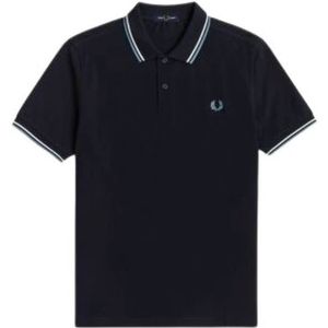 Fred Perry, Heren, Tops, Zwart, Maat: M Katoen,