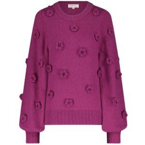 Fabienne Chapot, Dames, Truien, Paars, Maat: L Katoen,