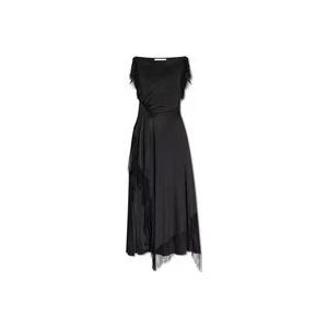 Lanvin Mouwloze jurk , Black , Dames , Maat: XS