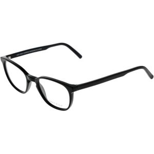 Andy Wolf - Zwarte Unisex Bril - Acetaat - Ronde Stijl