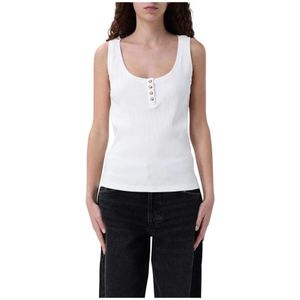 Anine Bing, Dames, Tops, Wit, Maat: L