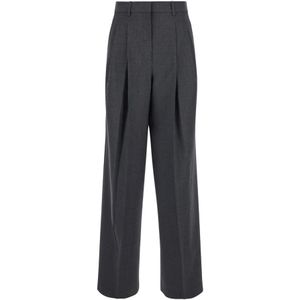 Theory, Dames, Broeken, Grijs, Maat: XS Wol,