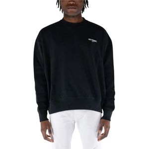 We11Done, Heren, Sweatshirts & Hoodies, Blauw, Maat: M Katoen,