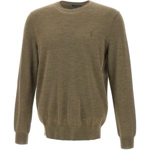 POLO RALPH LAUREN - Trui - Olijf - Merinoswol