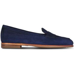 Santoni, Dames, Schoenen, Blauw, Maat: 37 1/2 EU Suède,