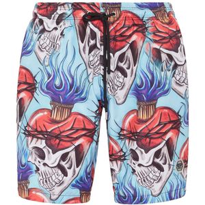 Philipp Plein, Heren, Badkleding, Veelkleurig, Maat: XS Poliester,