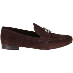 Tory Burch, Dames, Schoenen, Bruin, Maat: 40 EU Leer,