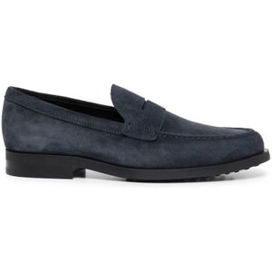Tod's, Heren, Schoenen, Blauw, Maat: 41 1/2 EU