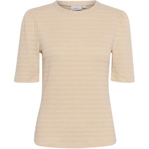 Saint Tropez, Dames, Tops, Beige, Maat: M