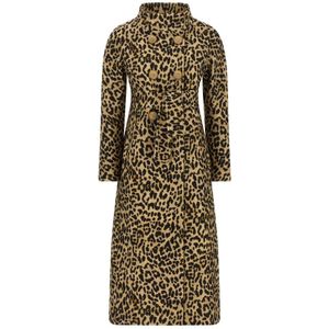 Valentino Garavani, Dames, Mantels, Bruin, Maat: L Zijde,