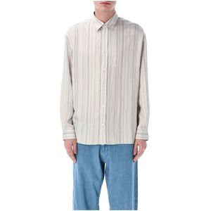 Emporio Armani, Heren, Overhemden, Veelkleurig, Maat: S Viscose,