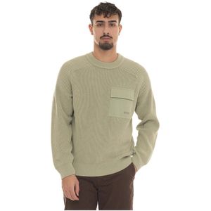 Hugo, Heren, Truien, Groen, Maat: XL Katoen,