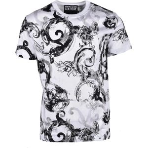 Versace Jeans Couture, Heren, Tops, Veelkleurig, Maat: XL Katoen,