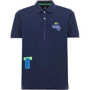 La Martina, Heren, Tops, Blauw, Maat: 2XL