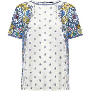 Etro, Dames, Tops, Veelkleurig, Maat: M Zijde,