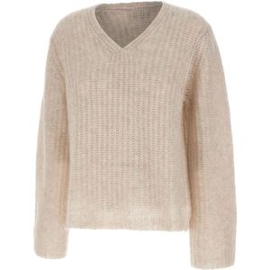 Hemisphere, Dames, Truien, Wit, Maat: S Katoen,