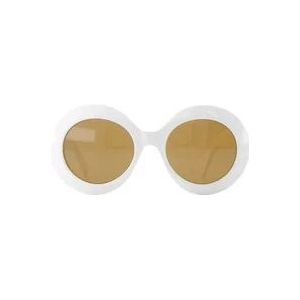 Gucci Zonnebrillen , White , Dames , Maat: 54 MM