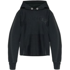 Maison Margiela, Dames, Sweatshirts & Hoodies, Zwart, Maat: L Katoen,