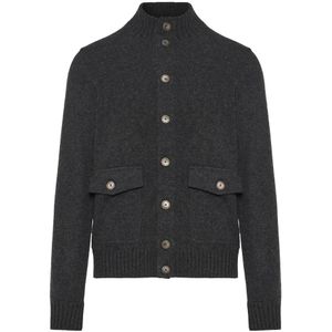 Gran Sasso, Heren, Truien, Grijs, Maat: L Kasjmier,