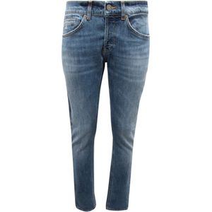 Dondup, Heren, Jeans, Blauw, Maat: W38 Katoen,