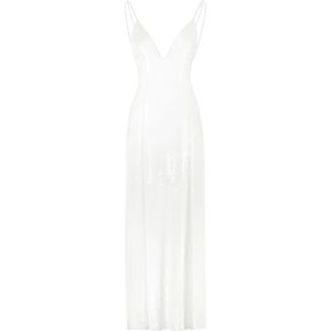 Khaite, Dames, Jurken, Wit, Maat: XL Zijde,