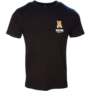 Moschino, Heren, Tops, Zwart, Maat: XL Katoen,