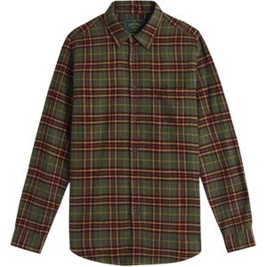 Portuguese Flannel, Heren, Overhemden, Groen, Maat: L Katoen,