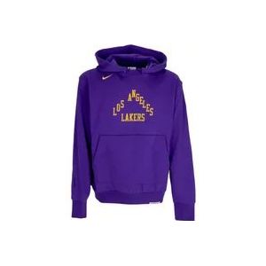 Nike City Edition Courtside Hoodie , Purple , Heren , Maat: L