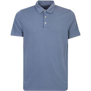 Original Vintage, Heren, Tops, Blauw, Maat: S Katoen,