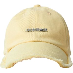 Jacquemus, Dames, Accessoires, Geel, Maat: 58 CM Katoen,