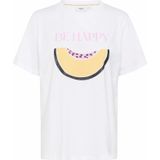 Saint Tropez - Pampas Stijl - T-shirt - Wit - Katoen