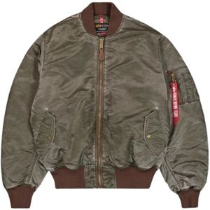 Alpha Industries, Heren, Jassen, Groen, Maat: XL