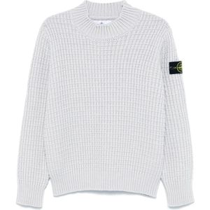 Stone Island, Heren, Truien, Grijs, Maat: L Wol,