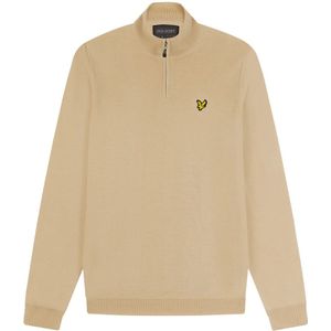 Lyle & Scott, Heren, Truien, Beige, Maat: 2XL Wol,