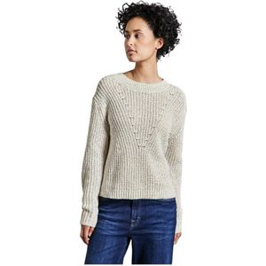 Street One - A303149 - Damestrui - Cloud Cream - Gebreid Patroon