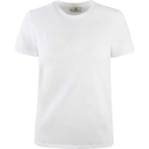 Elisabetta Franchi, Dames, Tops, Wit, Maat: XS Jersey,