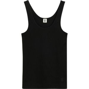 By Malene Birger, Dames, Tops, Zwart, Maat: L Katoen,