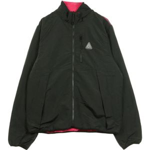 Huf, Heren, Jassen, Zwart, Maat: L