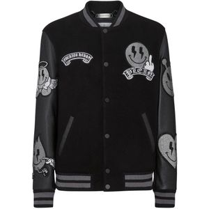 Philipp Plein, Heren, Jassen, Zwart, Maat: XL Wol,