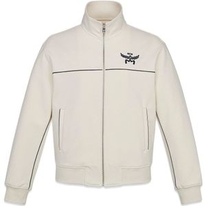 Mcm, Heren, Sweatshirts & Hoodies, Wit, Maat: S Katoen,